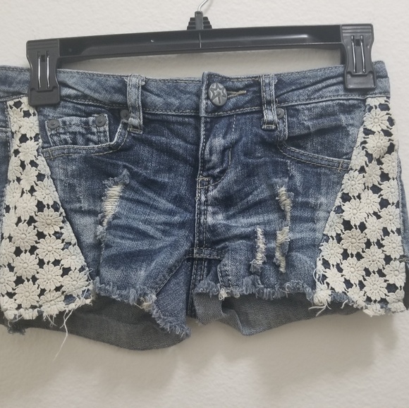 vanilla star jean shorts